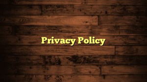 Privacy Policy